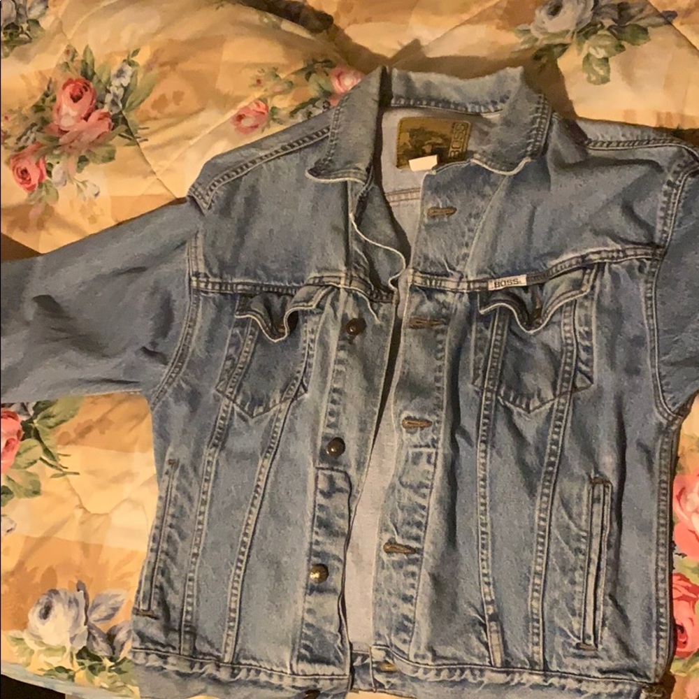 Medium 1990’s original BOSS jean jacket women’s